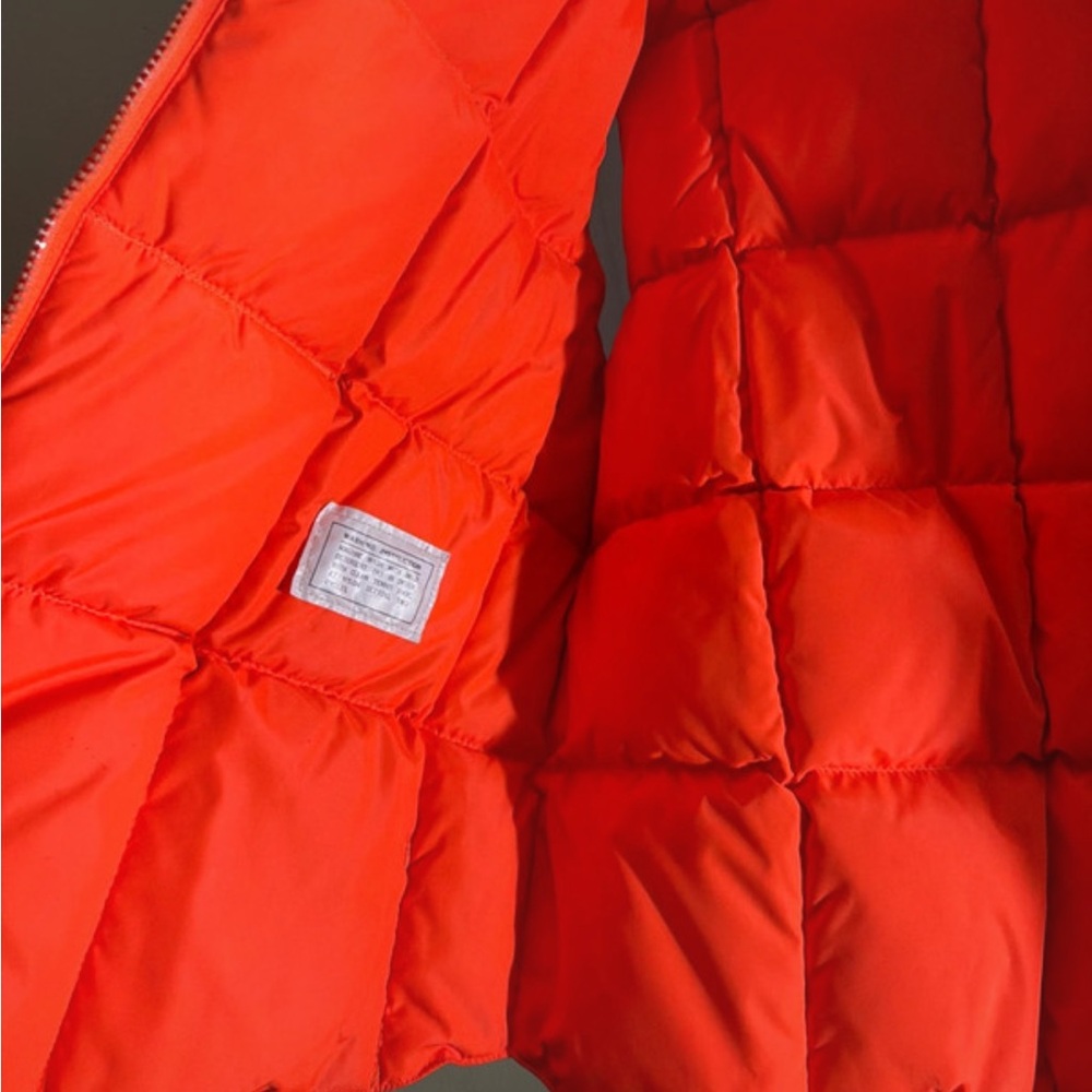 Cabela's Orange Quilted Puffer Vest
